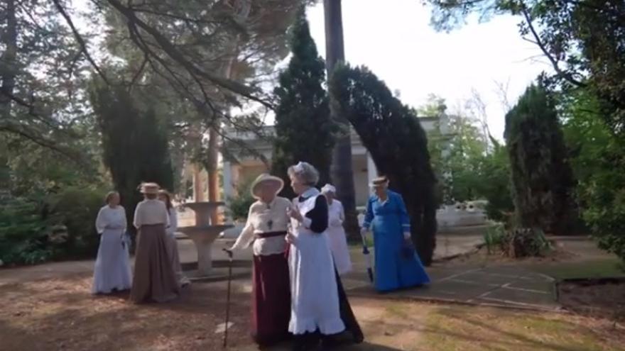 En el vídeo se ven imágenes de la recreación histórica de las villas de Navajas.