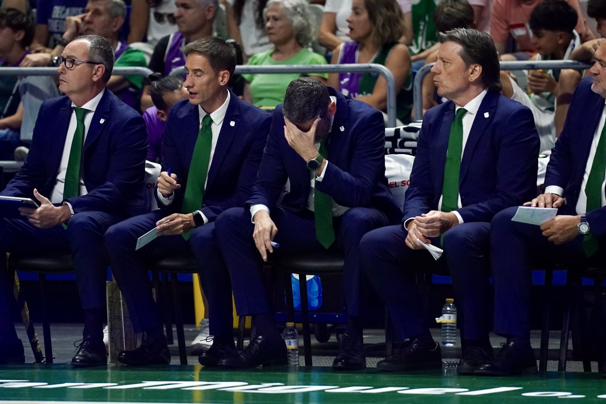 Cuartos de final de la Liga Endesa entre el Unicaja y el Barça