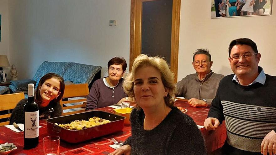 Día de Navidad en casa de la familia Moreno Jiménez, de Son Servera.