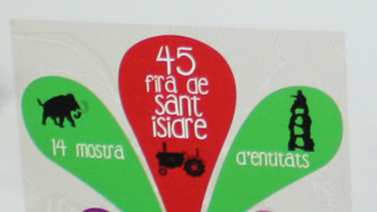 Cartel de la Fira de Sant Isidre y la Muestra de Entidades