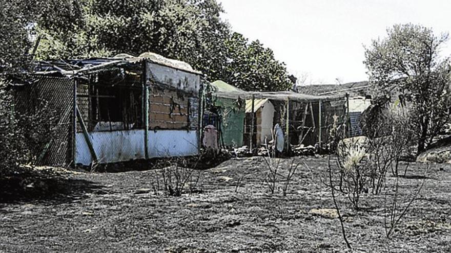 El Infoex mantiene el nivel 1 en el incendio de Cáceres tras un pequeño rebrote