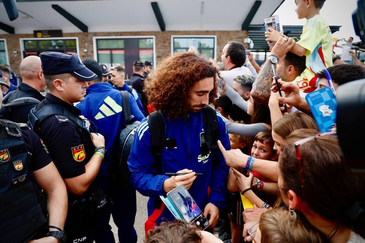 La selección española en Córdoba: la afición se vuelca con los jugadores