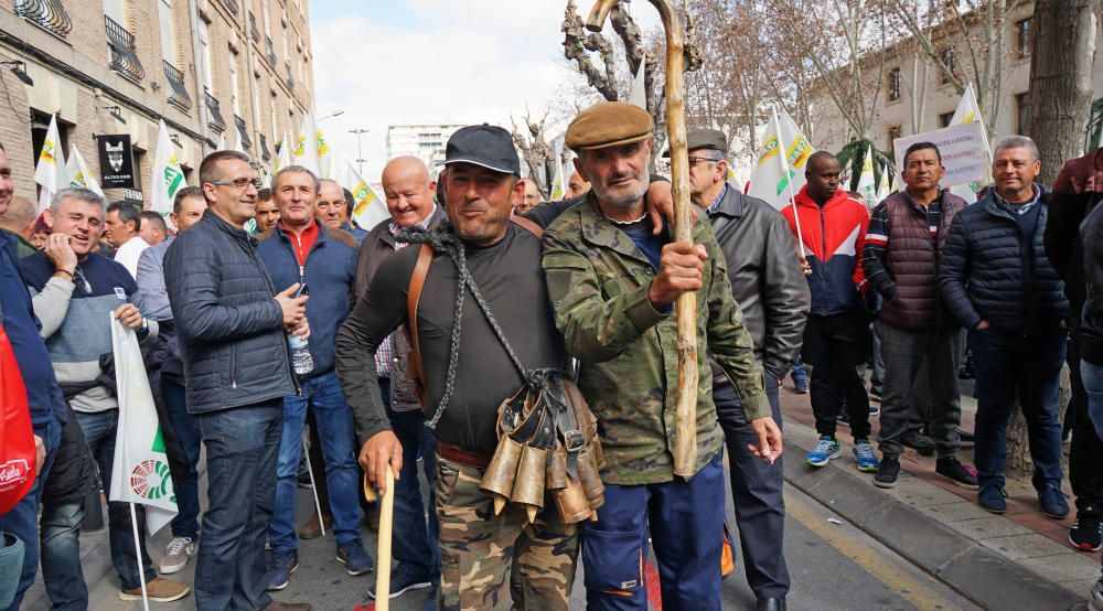 Así ha sido la manifestación de los agricultores