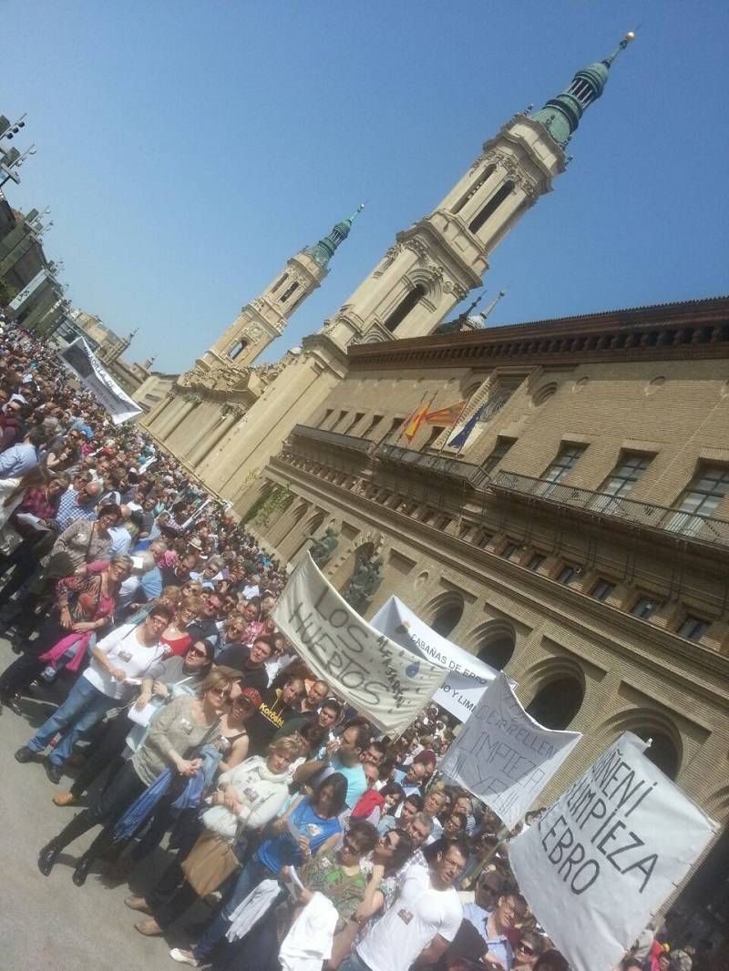 Fotogalería de la protesta de los afectados por las riadas