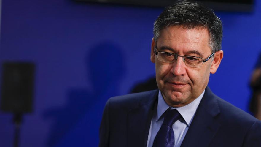 Bartomeu estuvo en la presentación del libro de Kubala en la Ciudad Condal.