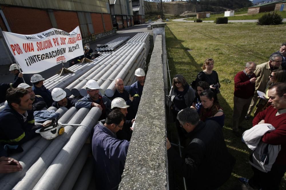 Los despedidos de Montrasa visitan Alcoa