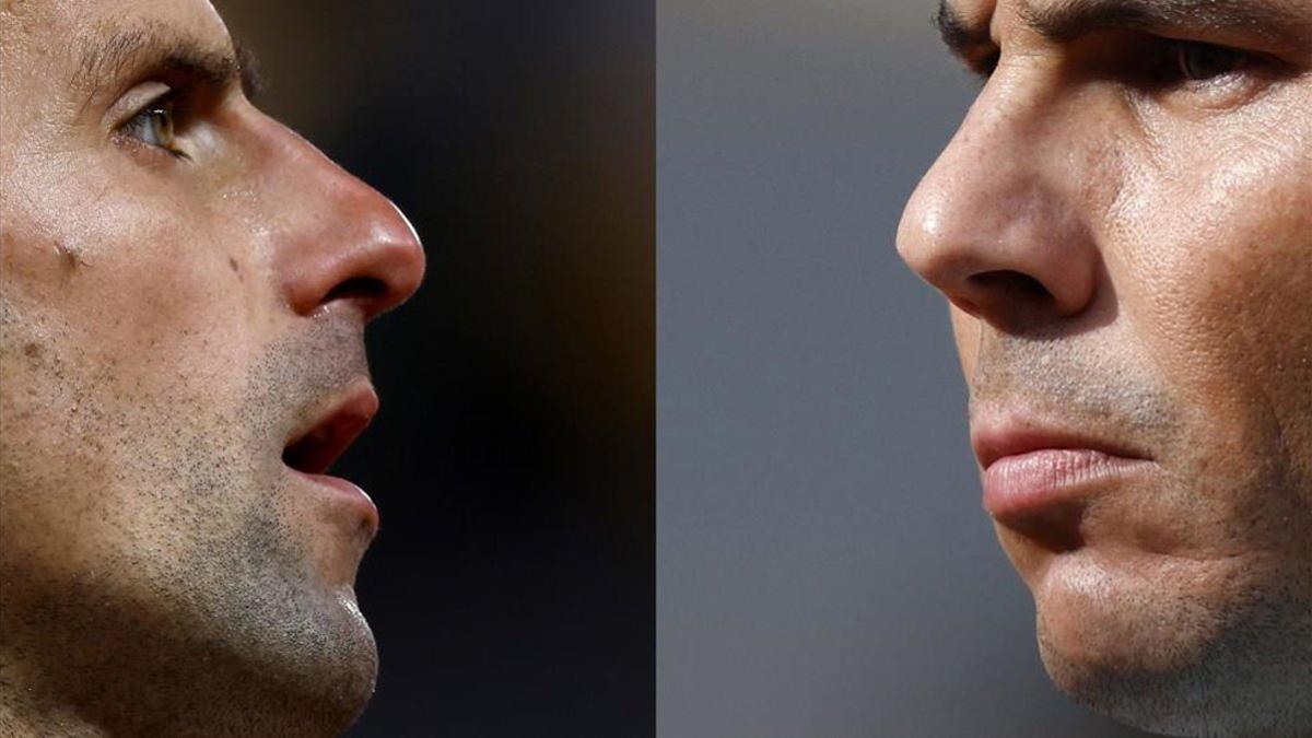 Nadal y Djokovic, cara a cara en París