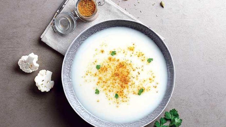 Runde Sache: Blumenkohlsuppe mit mediterranen Gewürzen.