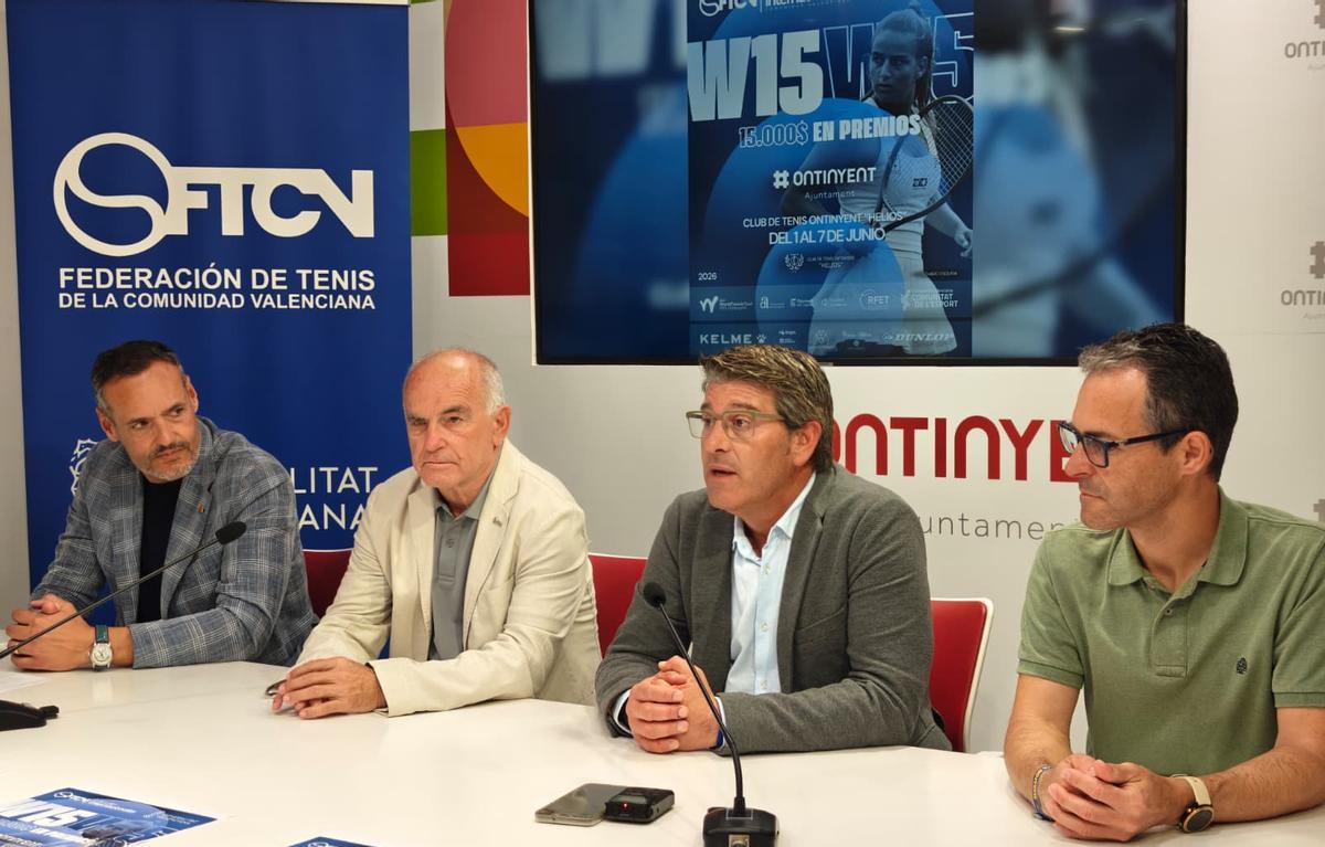 Presentación del torneo ITF de tenis femenino en Ontinyent.