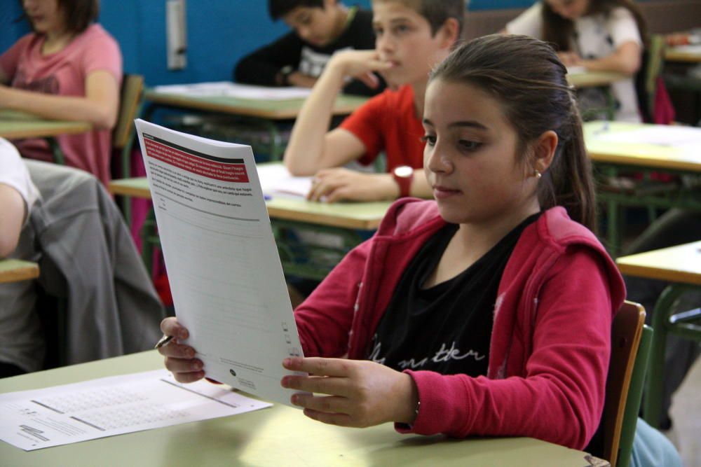 Proves d''avaluació a l''Escola Migdia de Girona