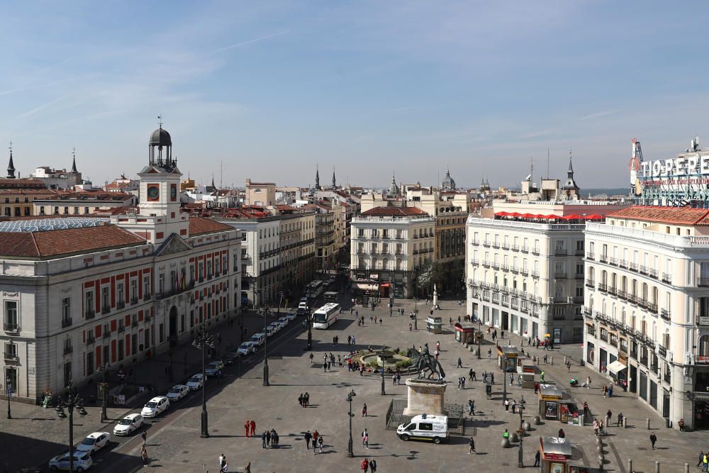 Madrid, semivacío por la epidemia del coronavirus