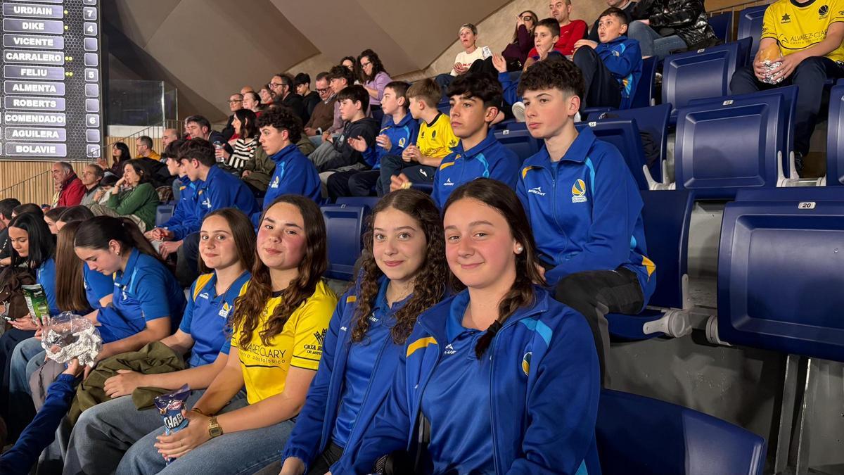 Por la izquierda Emma Herrera, Inés Fernández, Paula Fernández y Lola García