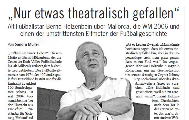 Bernd Hölzenbein im MZ-Interview 2005.