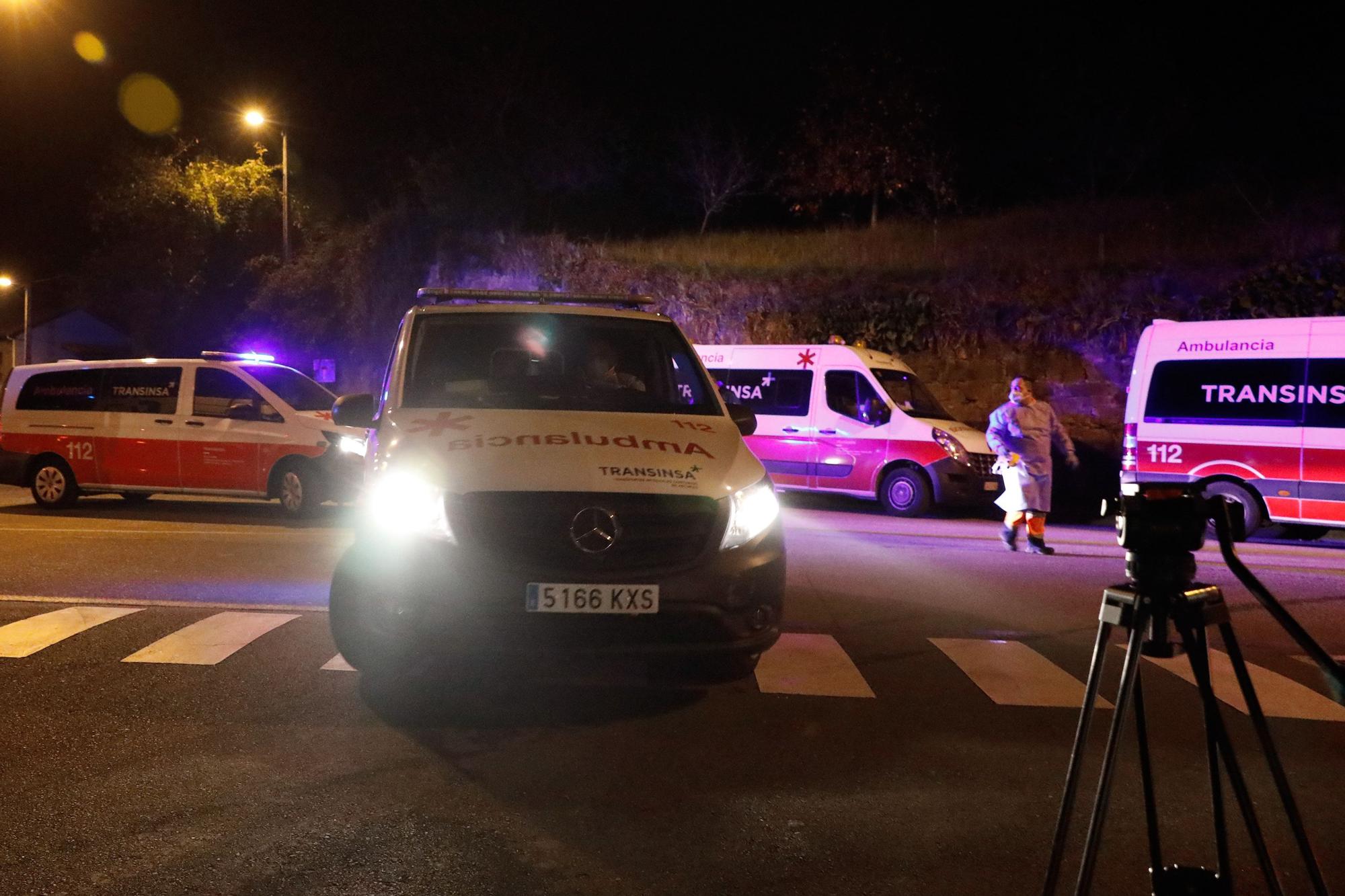 Un incendio obliga a desalojar a pacientes mayores con covid del centro de Barros