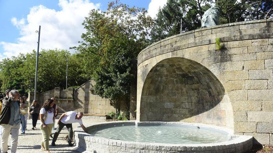 El parque de Santa Margarita en A Coruña finaliza sus obras con novedades: un paseo dedicado a 16 científicas, un área de calistenia y una secuoya