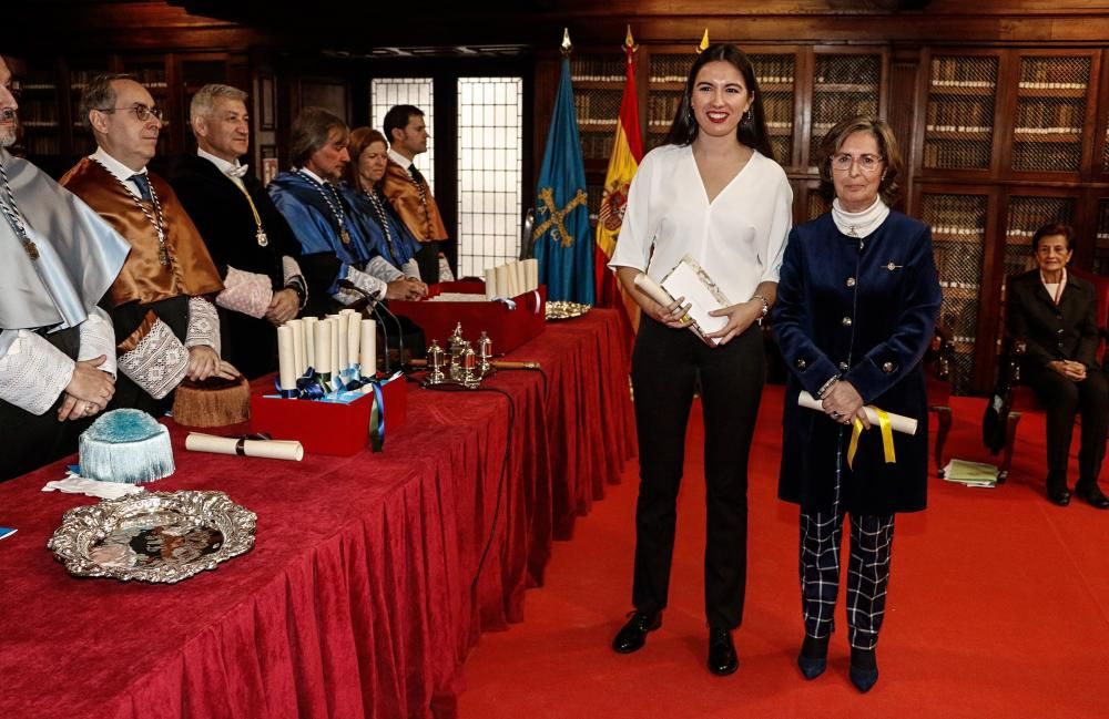 Premios fin de grado Santa Catalina de la Universidad de Oviedo 2019