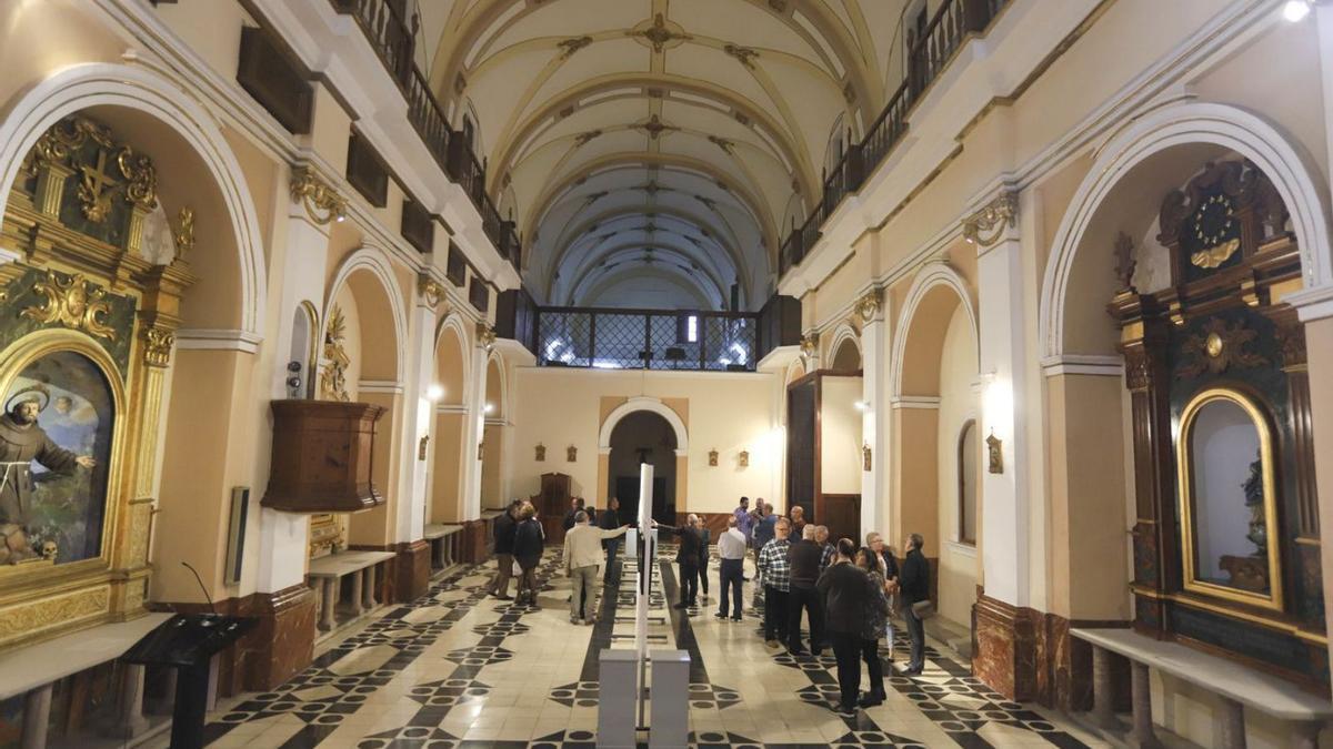 La iglesia del antiguo convento de Santa Clara de Xàtiva.  | PERALES IBORRA