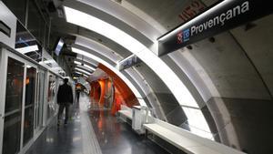 Estación de Provençana, de la L10 del metro de Barcelona