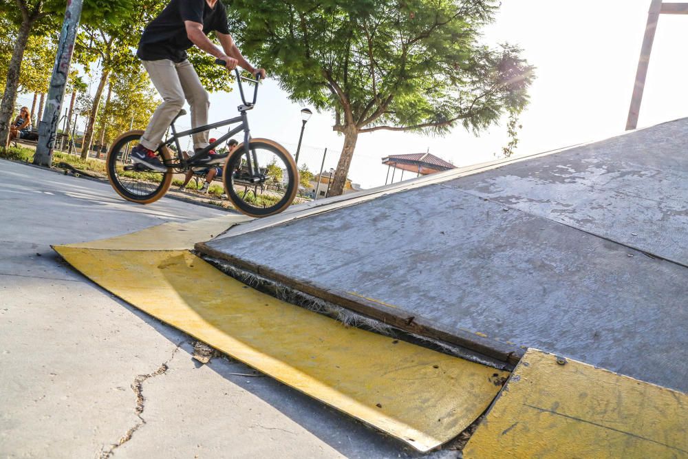 Acrobacias con demasiado riesgo en el «Skate park»