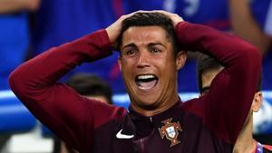 jmexposito34660433 saint denis  france   10 07 2016   cristiano ronaldo of port161230101801
