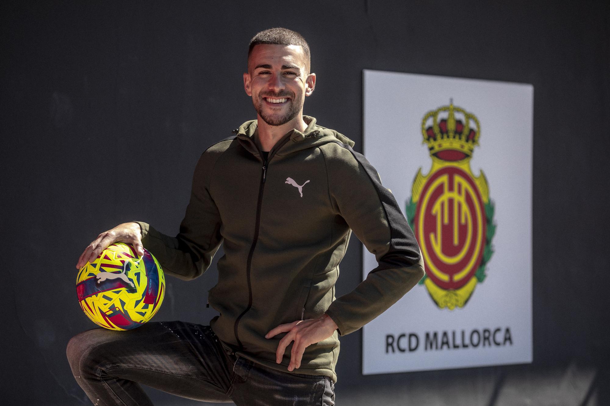 Dani Rodríguez, en la ciudad deportiva de Son Bibiloni.