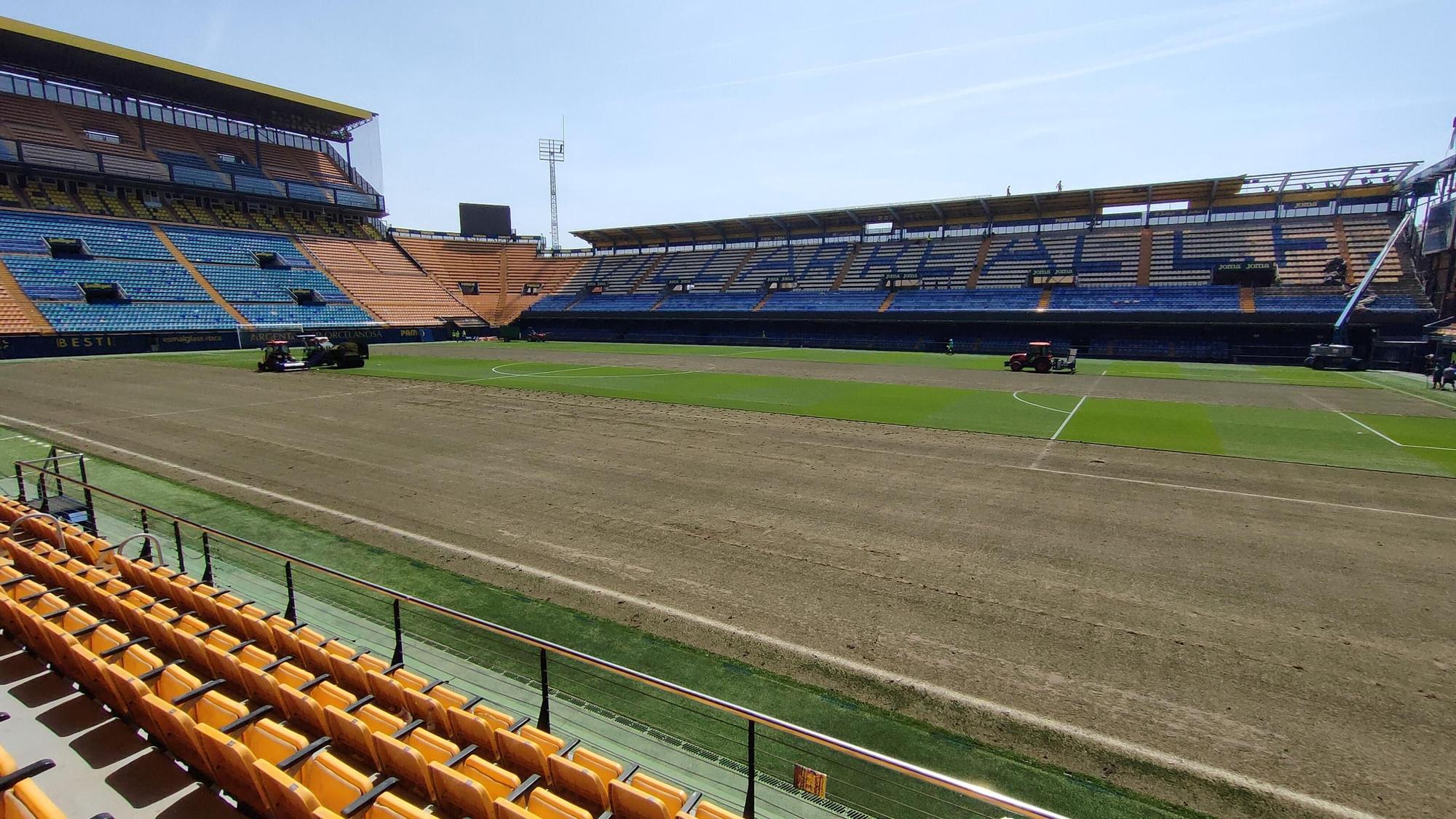 Inicio de las obras del Estadio de la Cerámica