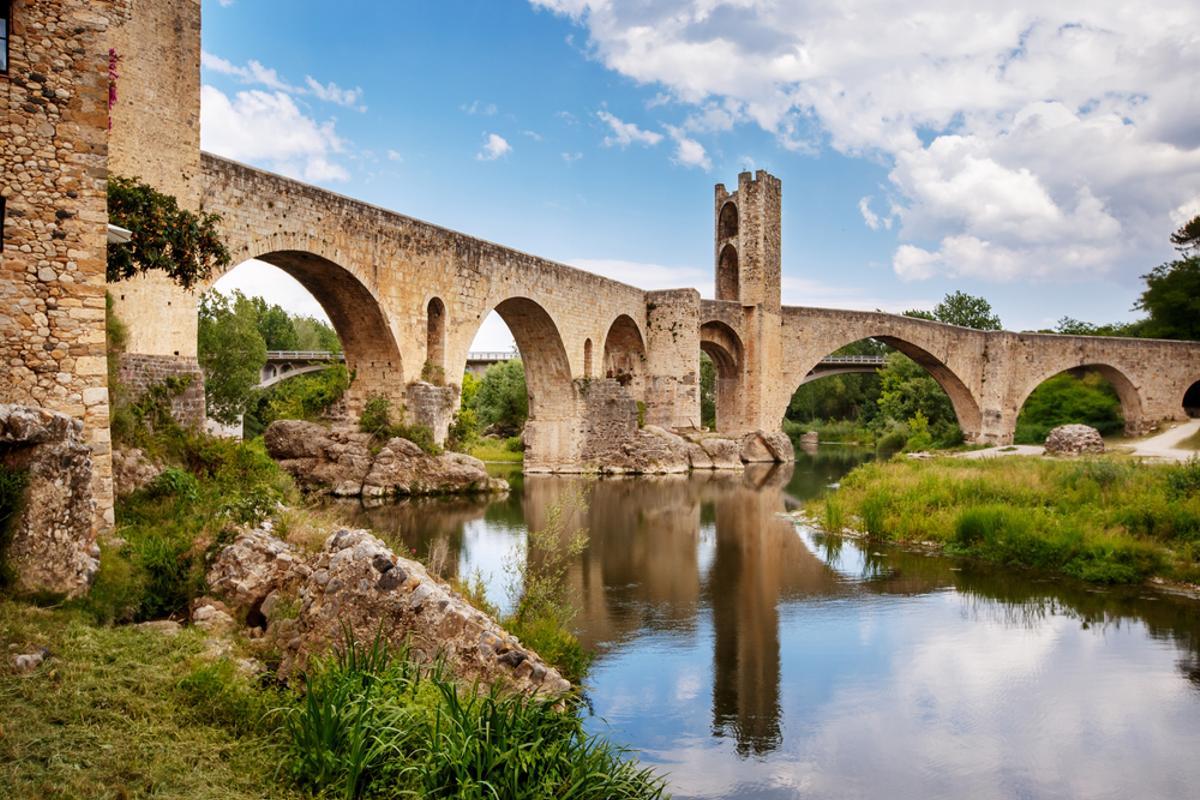 El pueblo medieval de Besalú, en la provincia de Girona.