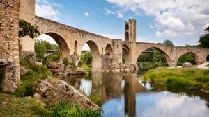 El pueblo medieval de Besalú, en la provincia de Girona.