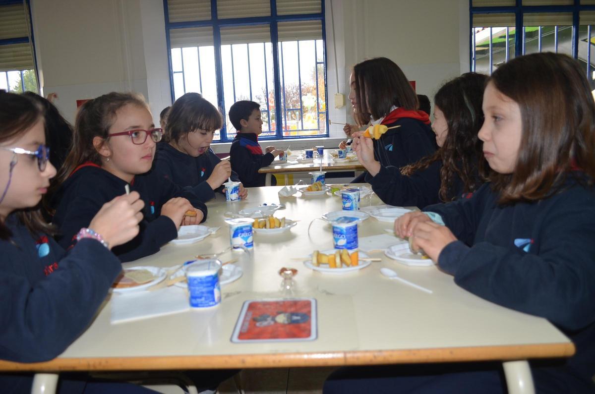 Desayunos saludables en el colegio Virgen de la Vega.