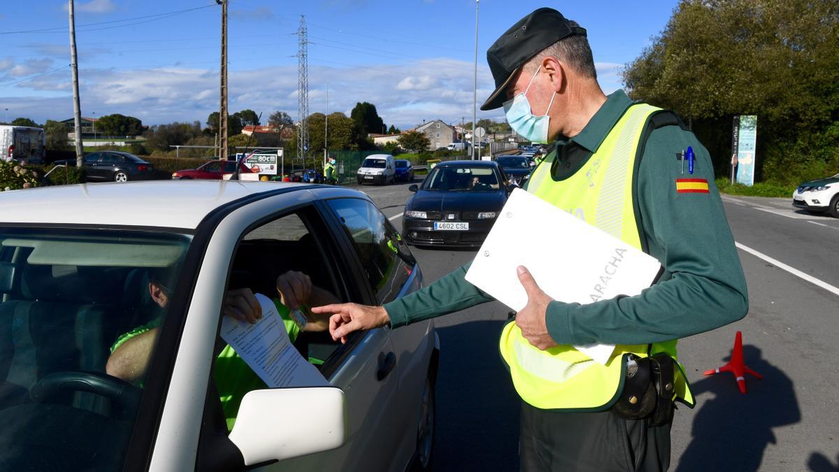 Control de movilidad en Galicia para controlar entradas y salidas de las ciudades