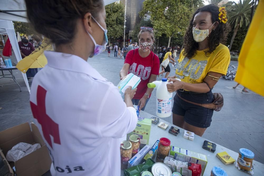 Canamunt y Canavall comienzan la recogida de alimentos