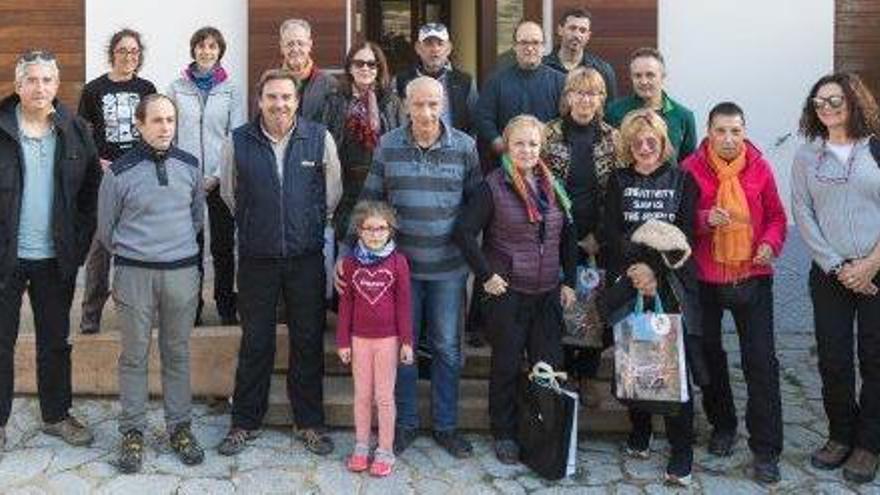 Varios de los fotógrafos participantes en el congreso, ayer en Sa Casilla de Sant Josep.