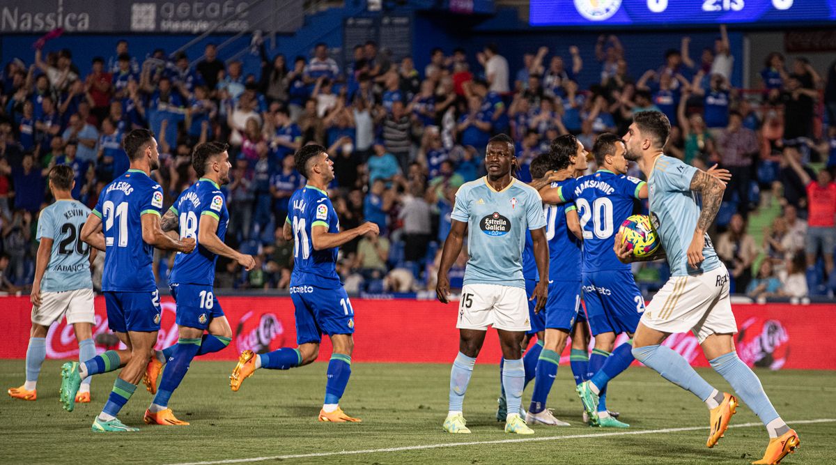 Las imágenes del Getafe - Celta