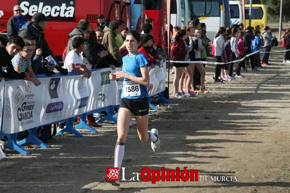 Final Regional de Cross Escolar: juvenil