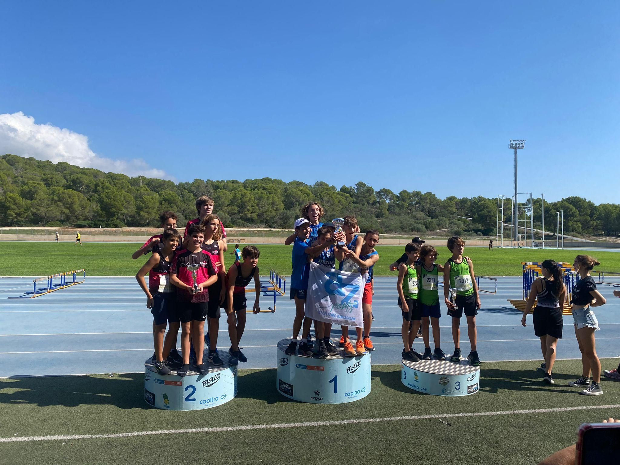 Los podios del Campeonato de Mallorca sub-12 y sub-14