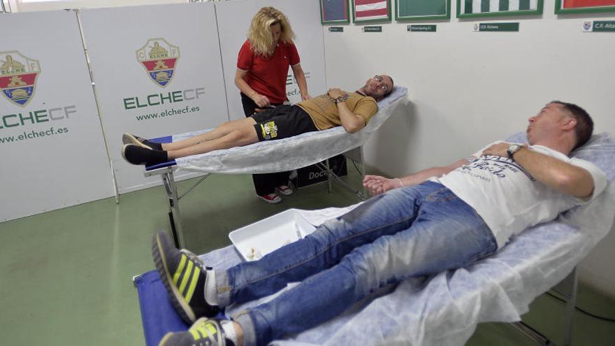 Donación de sangre en el Martínez Valero