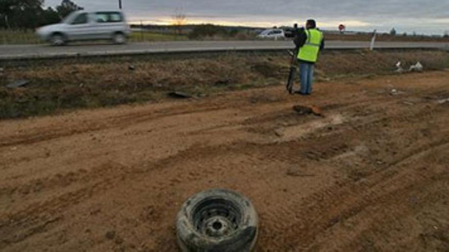 Un soldado de Bótoa muere al chocar su coche contra otro cuando se dirigía a la base