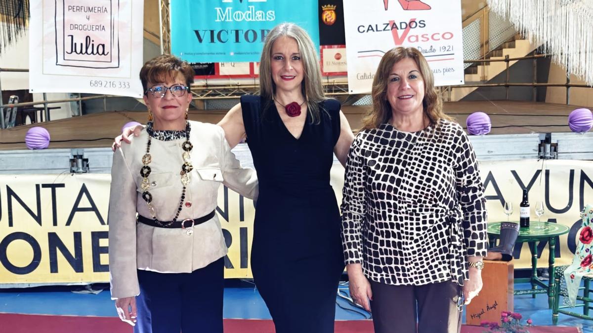Las tres organizadoras del evento