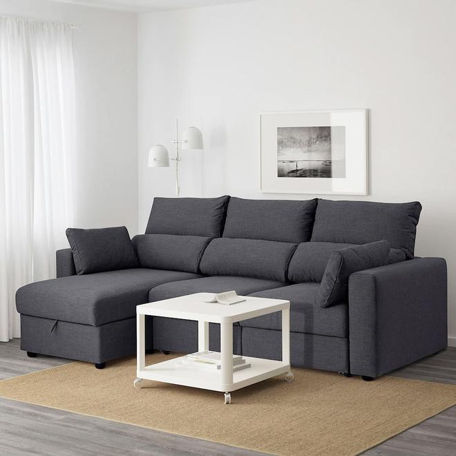 Sofa con chaise longue Eskilstuna de Ikea