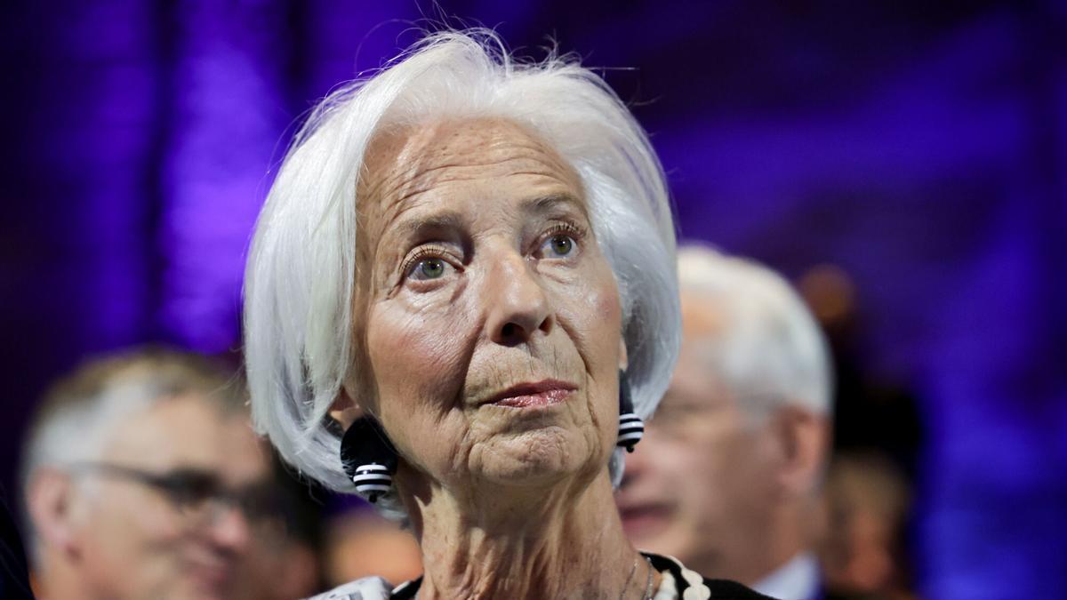 Berlin (Germany), 20/04/2026.- European Central Bank (ECB) President Christine Lagarde attends the annual reception of the Federal Association of German Banks in Berlin, Germany, 20 April 2026. The annual reception of the Association of German Banks is a high-level networking event that brings together leaders from banking, politics, and financial sectors. (Alemania) EFE/EPA/FILIP SINGER