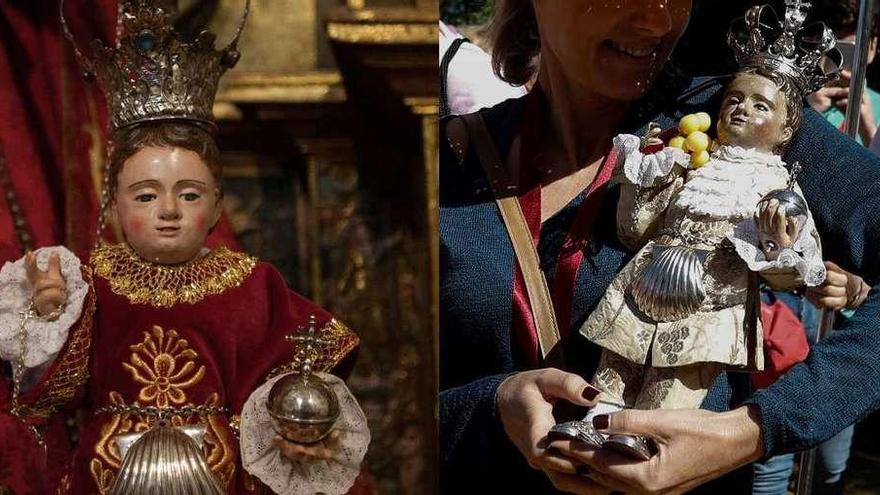 Antes y después del Niño de la Virgen de la Concha.