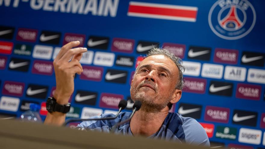 Luis Enrique: "Esta temporada es un reto para Dembélé"