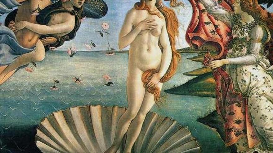 &#039;El nacimiento de Venus&#039;, de Botticelli. / la opinión