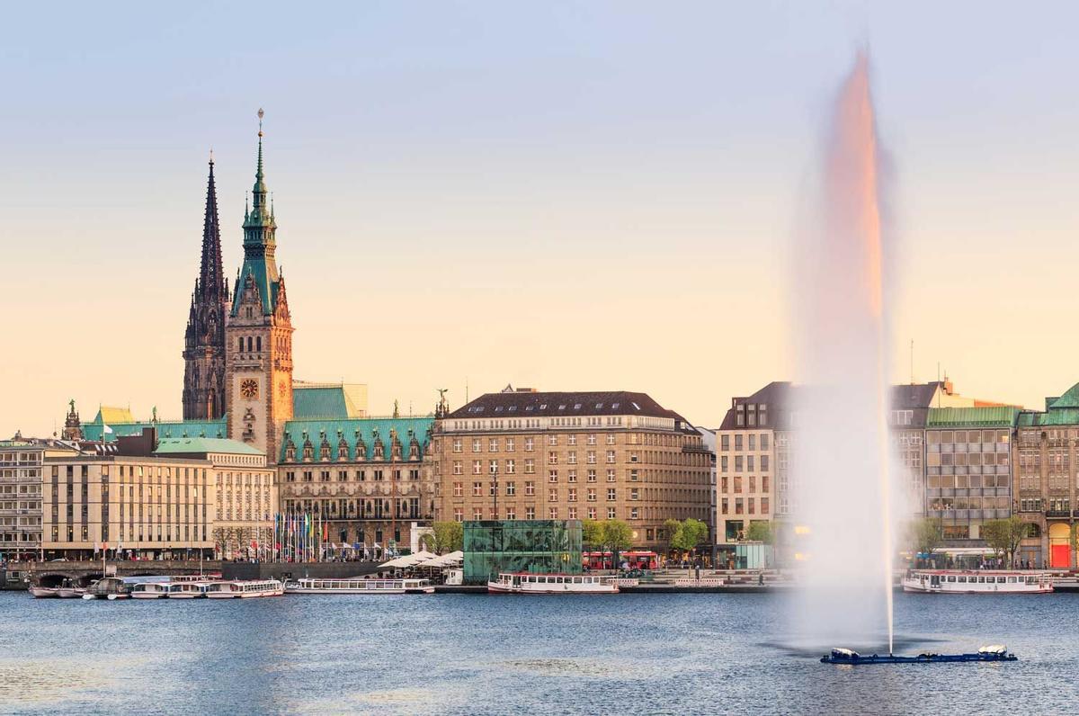 Hamburgo, Lago Alster.