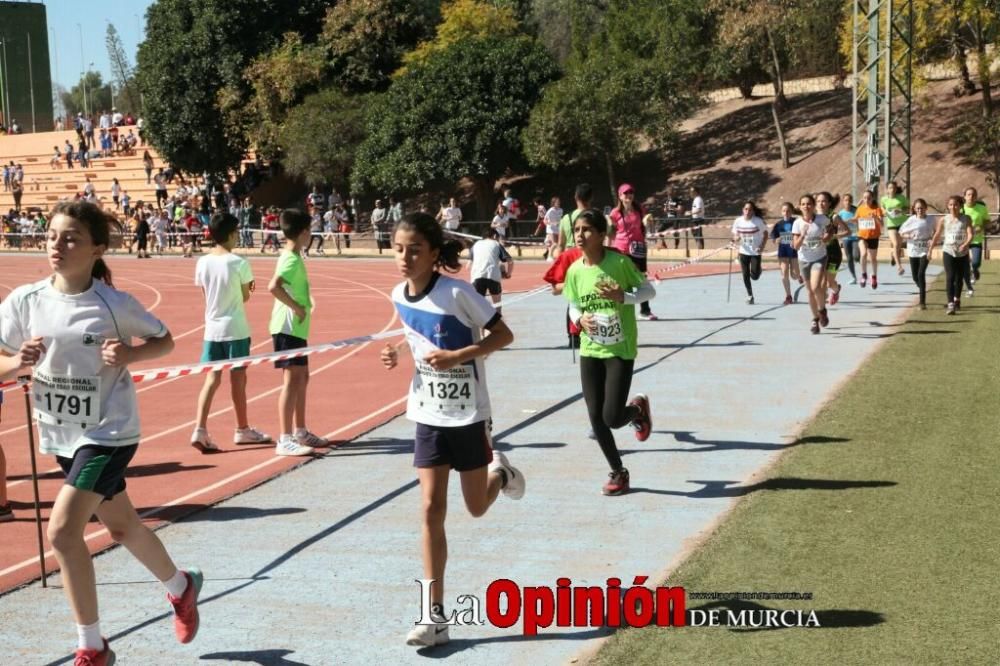 Final Cross Escolar de Lorca. Alevín femenino