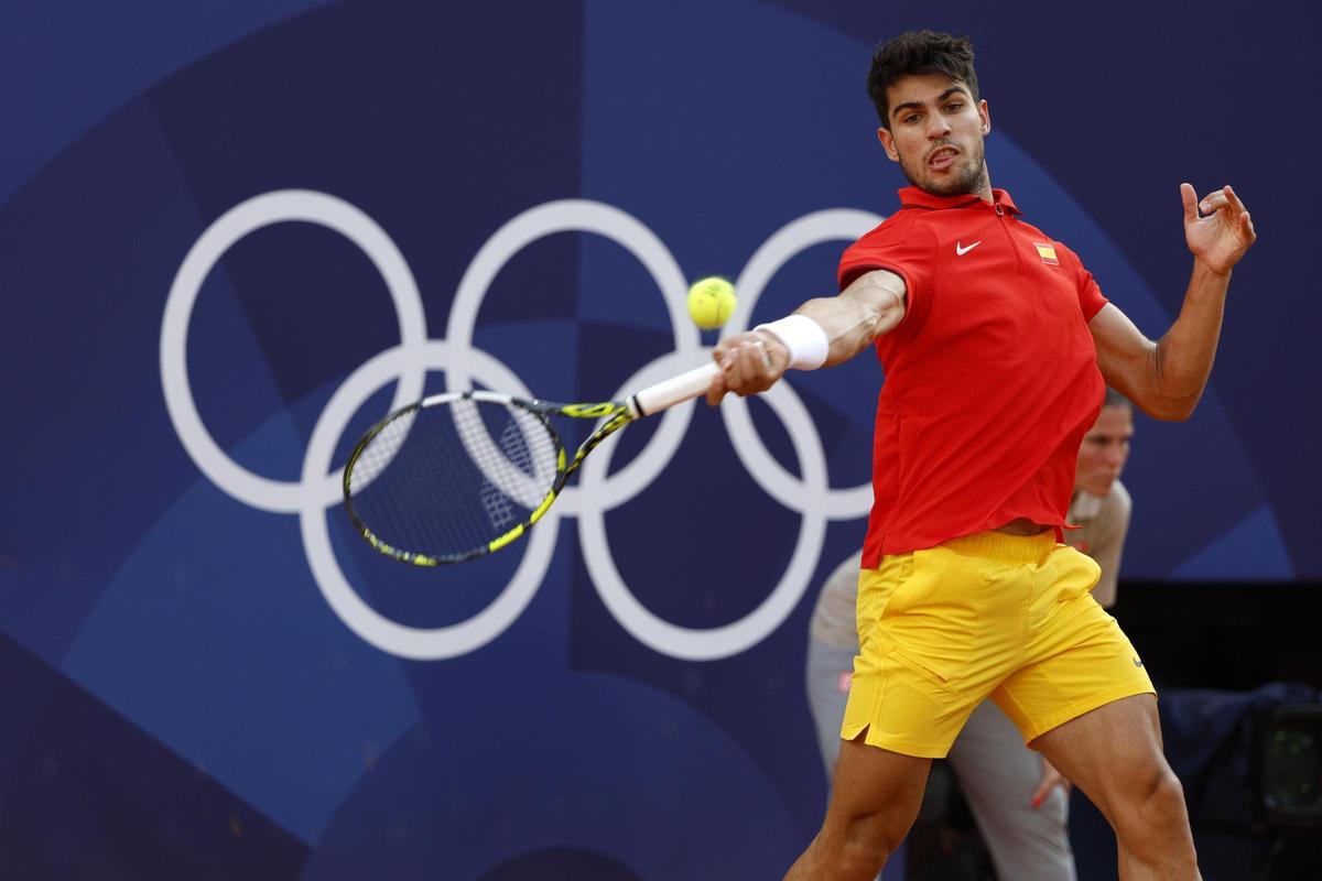 El partido entre Griekspoor y Alcaraz, en imágenes