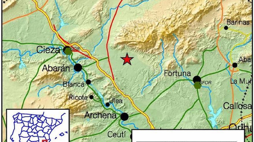 Los temblores afectaron al valle de Ricote