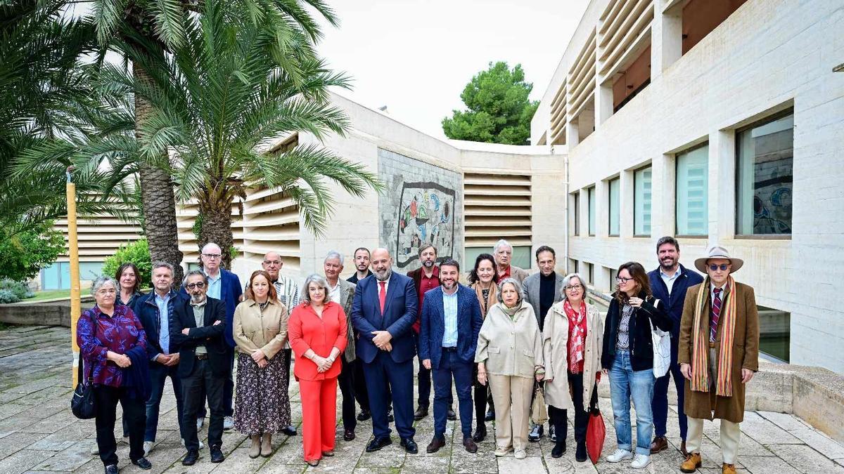 Los integrantes del Patronat de la Fundació Miró Mallorca.
