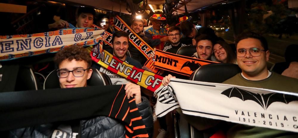 La afición, de camino a Italia para ver al VCF