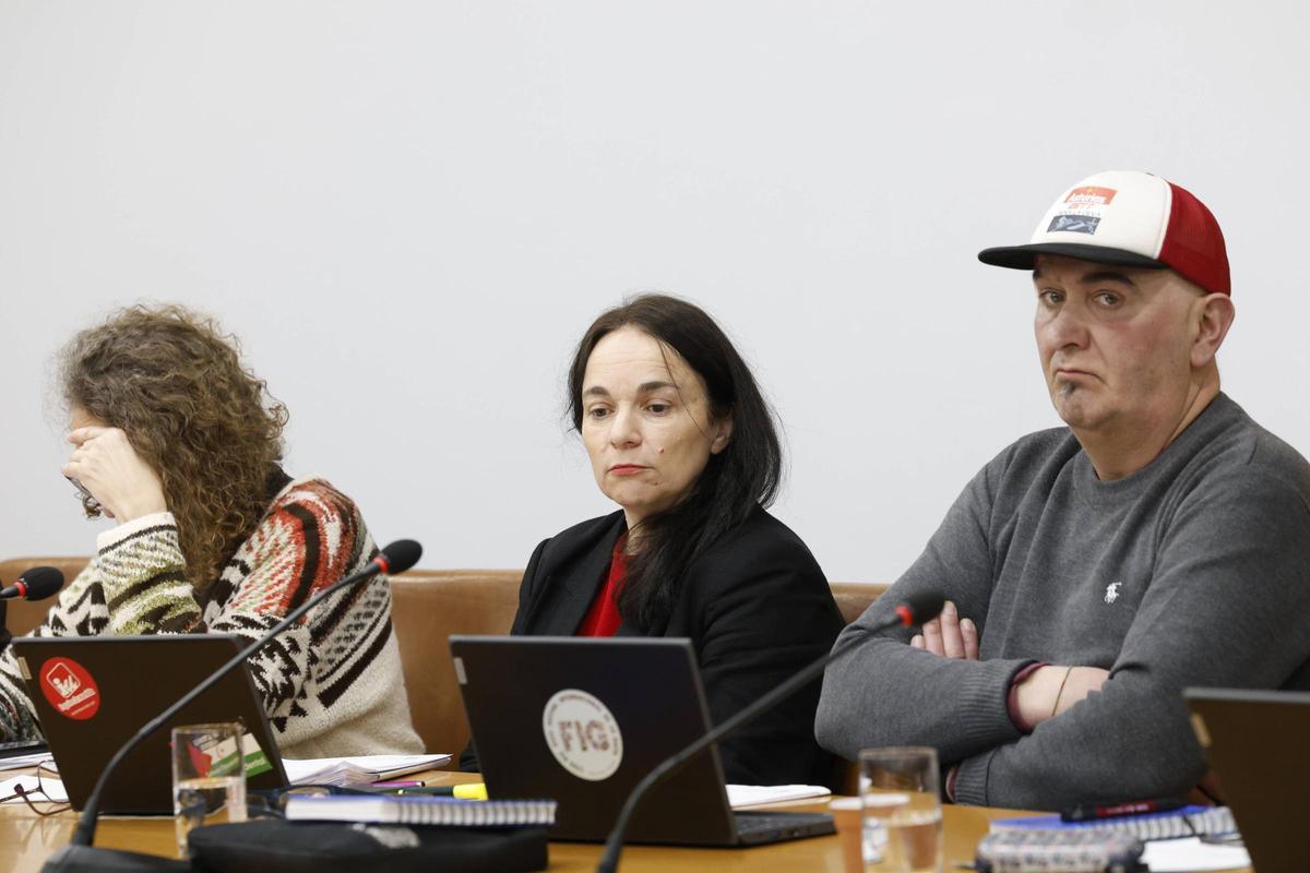 Mar González, durante el último pleno